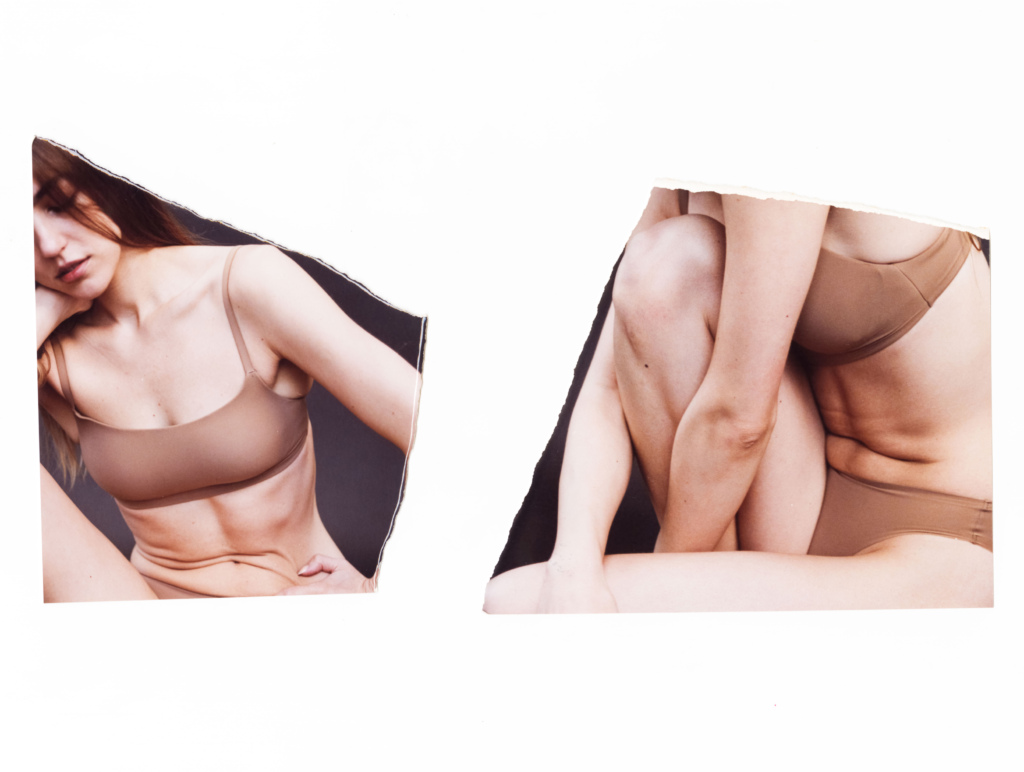 Details of a woman's body